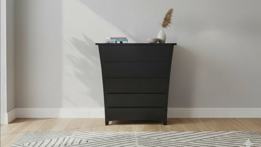 Henley 5 Drw Tallboy Black - alternate view