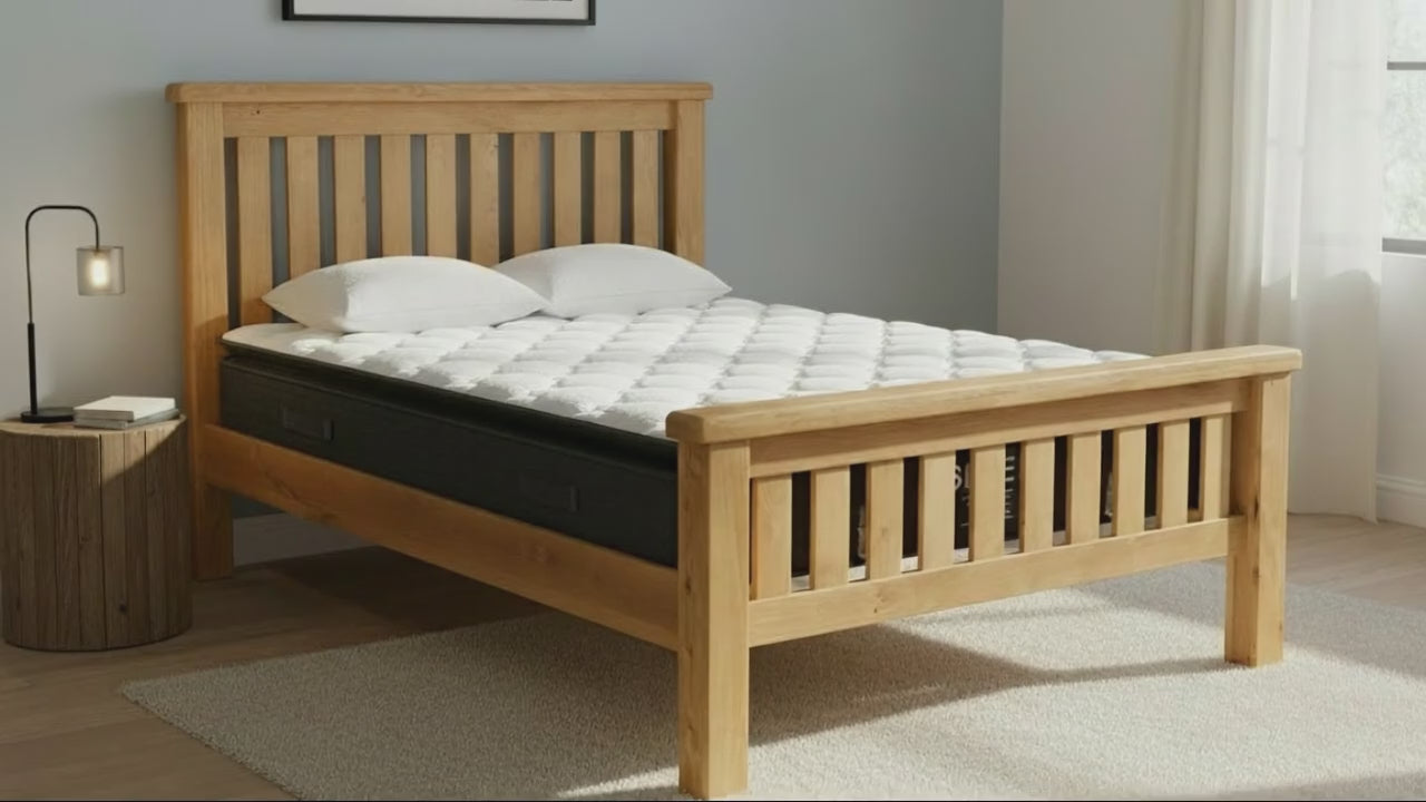 Richard Bed Frame + SleepTime Medium Mattress