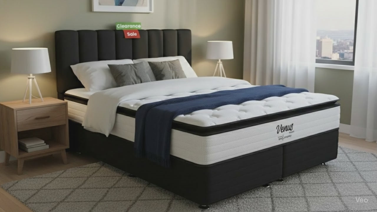 Eco Bed Base+ Venus Medium Mattress: King -Floor Model