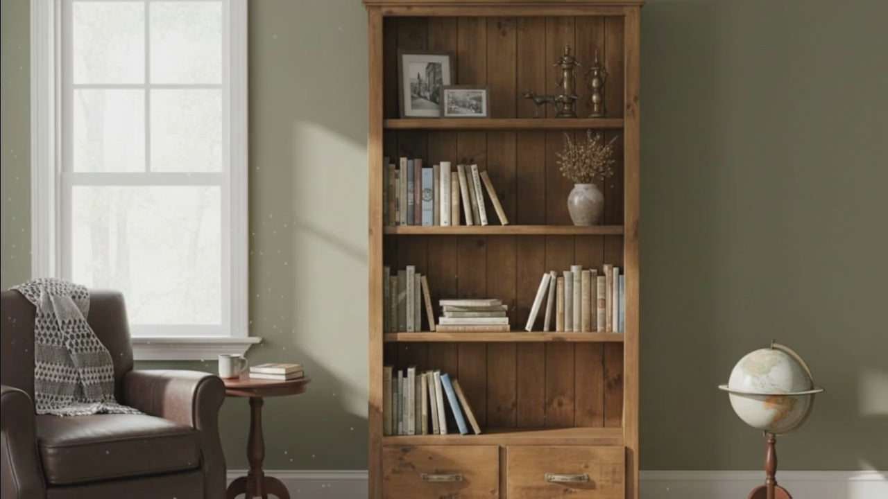 Edison 2 Bottom Drw Bookcase
