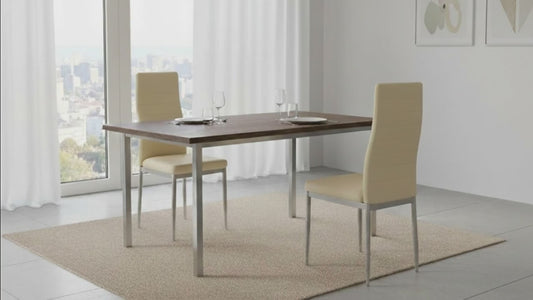 Lisa Dining Chairs Set of 2 White - alternate view