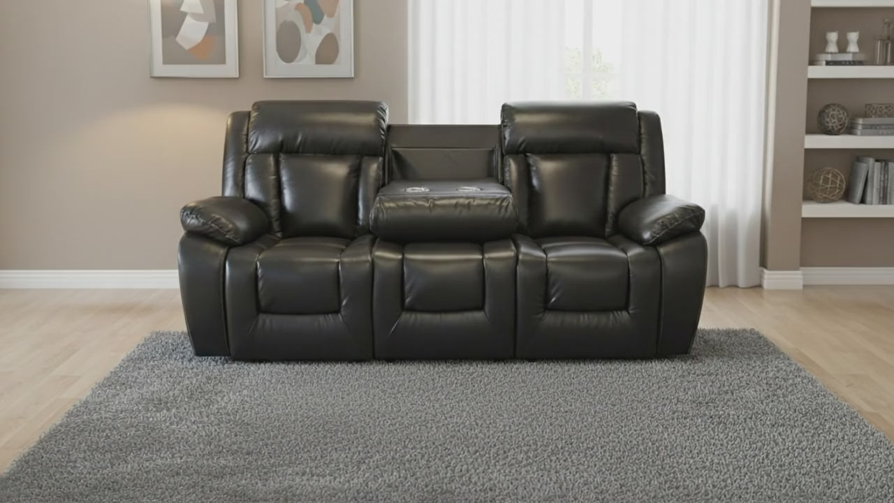 Luxe 3RR Recliner Dark Brown