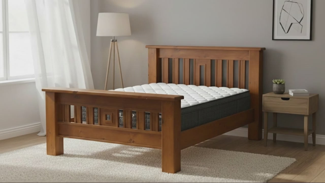 Edison Bed Frame +SleepTime Ultra Mattress