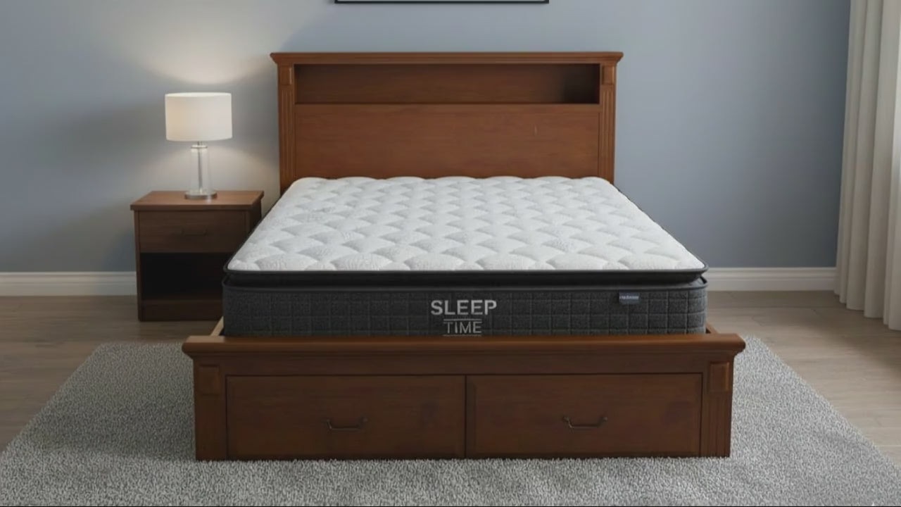 Serena Bed Frame + SleepTime Medium Mattress