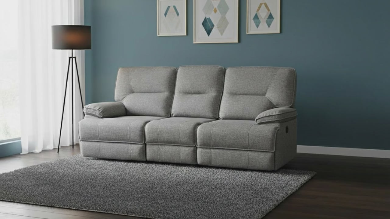 MARYLAND FABRIC 3RR Recliner Power with USB