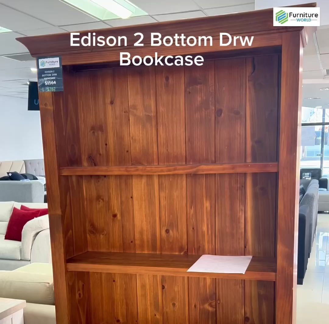 Edison 2 Bottom Drw Bookcase