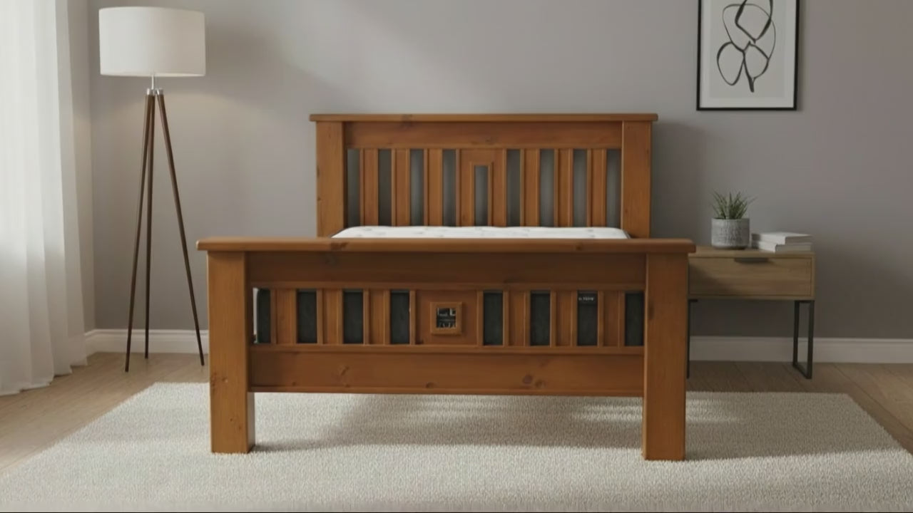 Edison Bed Frame +SleepTime X-Firm Mattress