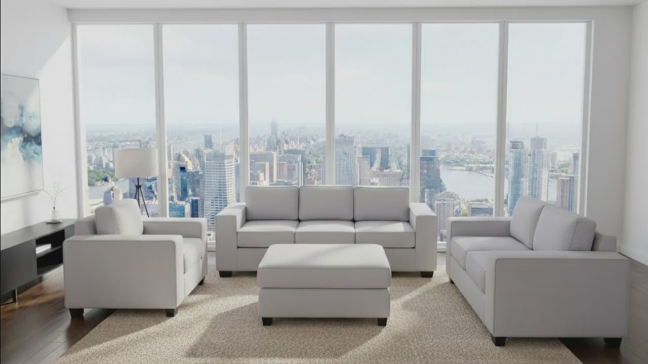 Kiwi Comfort NZ Made Lounge Suites –Burwood Mist