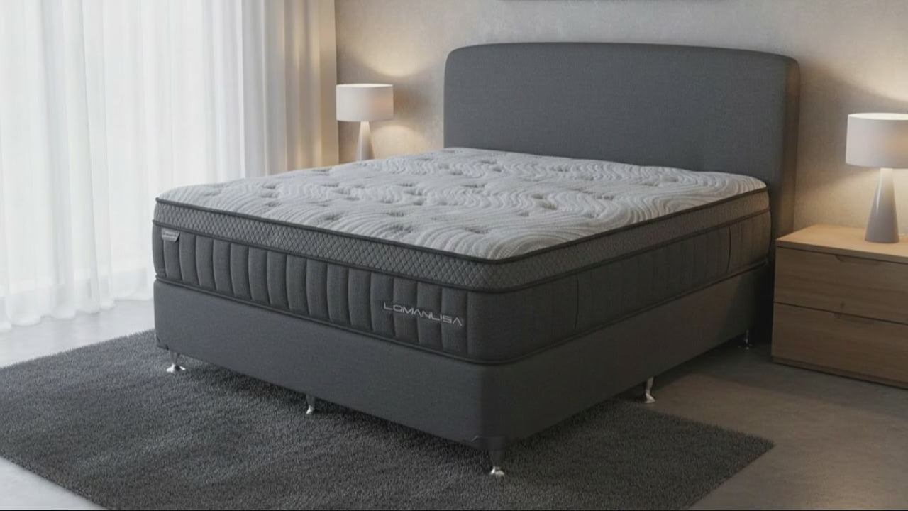 Sleepmax Lux Gel Memory Mattress + NZ Made Eco Bed Base