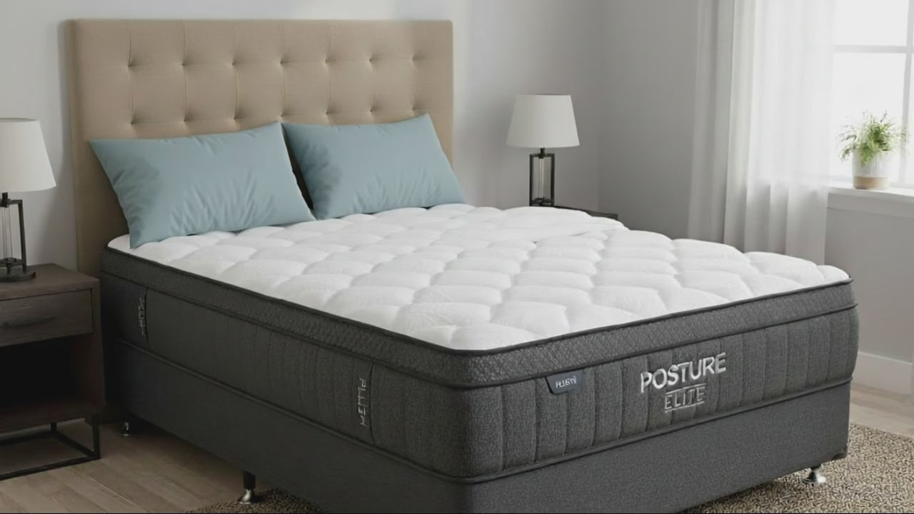 Sleepmax Posture Elite Plush Mattress + NZ Made Eco Bed Base