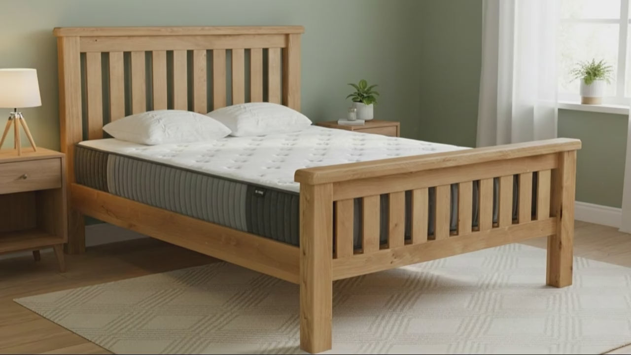 Richard Bed Frame + SleepTime X-Firm Mattress