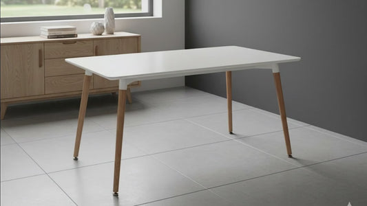 Thrifty 1.5M Dining Table White - alternate view