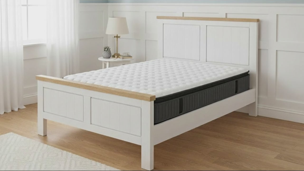 Urbannest Bed Frame + SleepTime Pocket Pillowtop Mattress