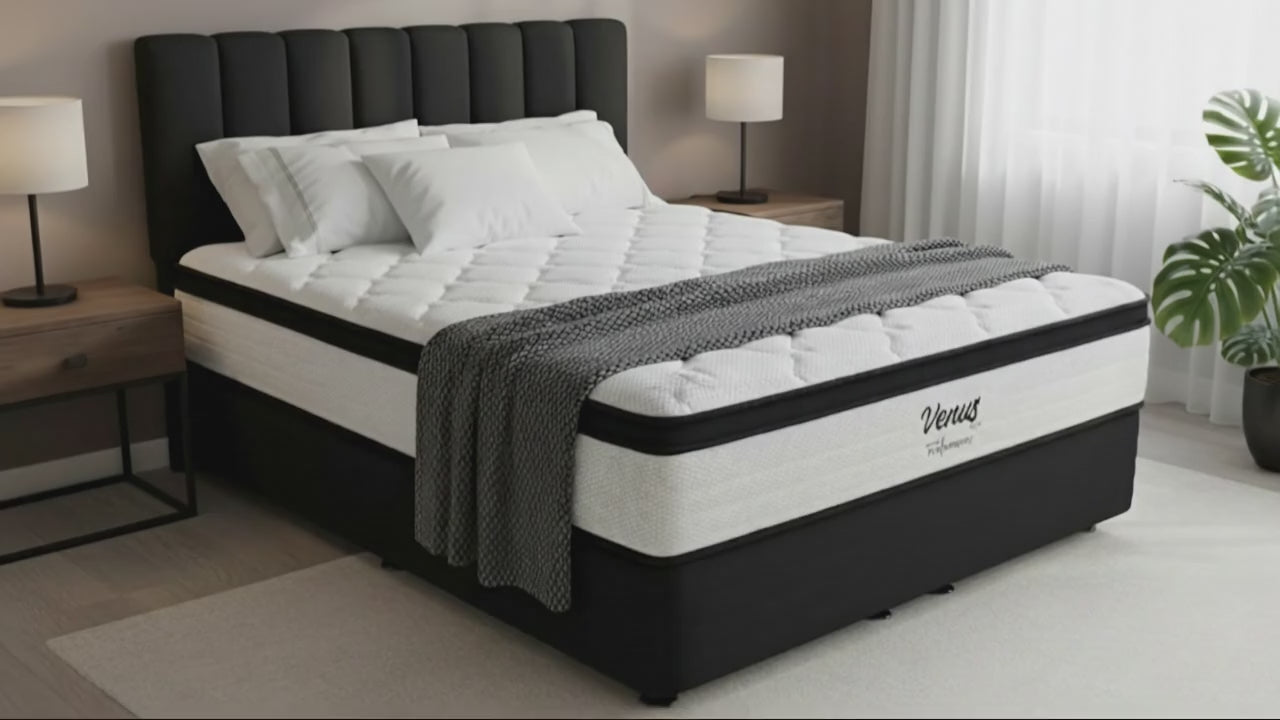 NZ Made Eco Bed Base+ Venus Plush Mattress