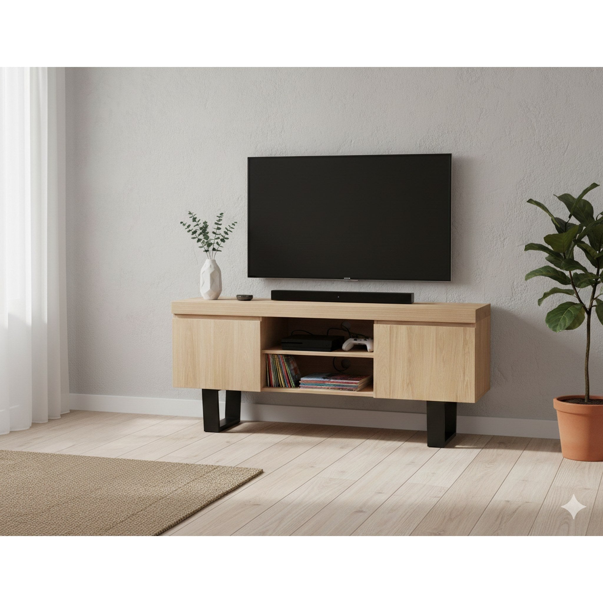 Graincraft Tv Unit - Side View | Furniture World NZ