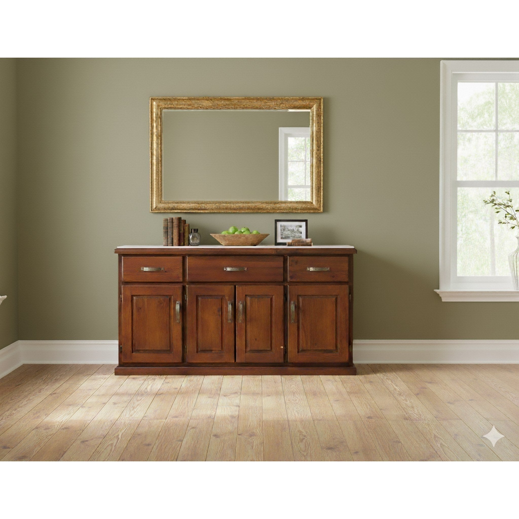 Edison 3 Drw 4 Door Buffet - Side View | Furniture World NZ