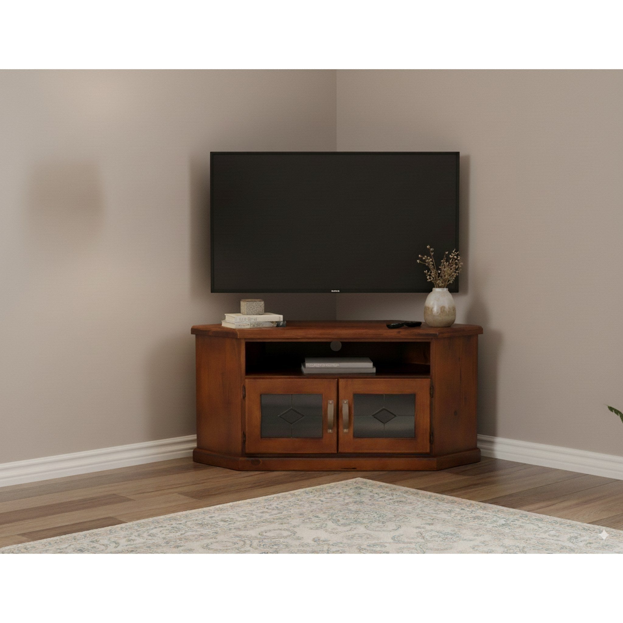 Edison Corner Tv Unit - Side View | Furniture World NZ