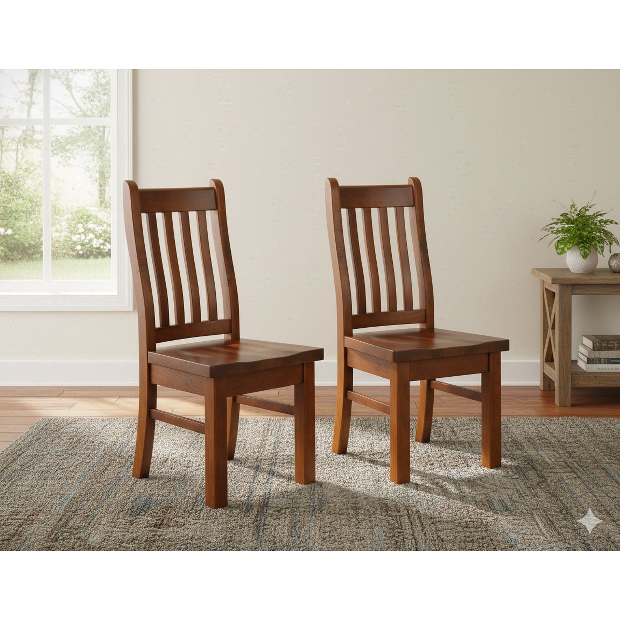 Edison Dining Chairs Set of 2 - Side View | Furniture World NZ