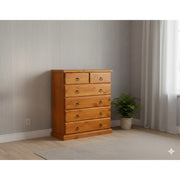 TRIO 6 Drw Tallboy - Side View | Furniture World NZ