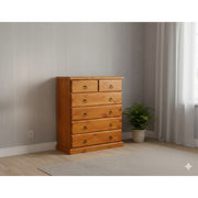 TRIO 6 Drw Tallboy - Detail View | Furniture World NZ