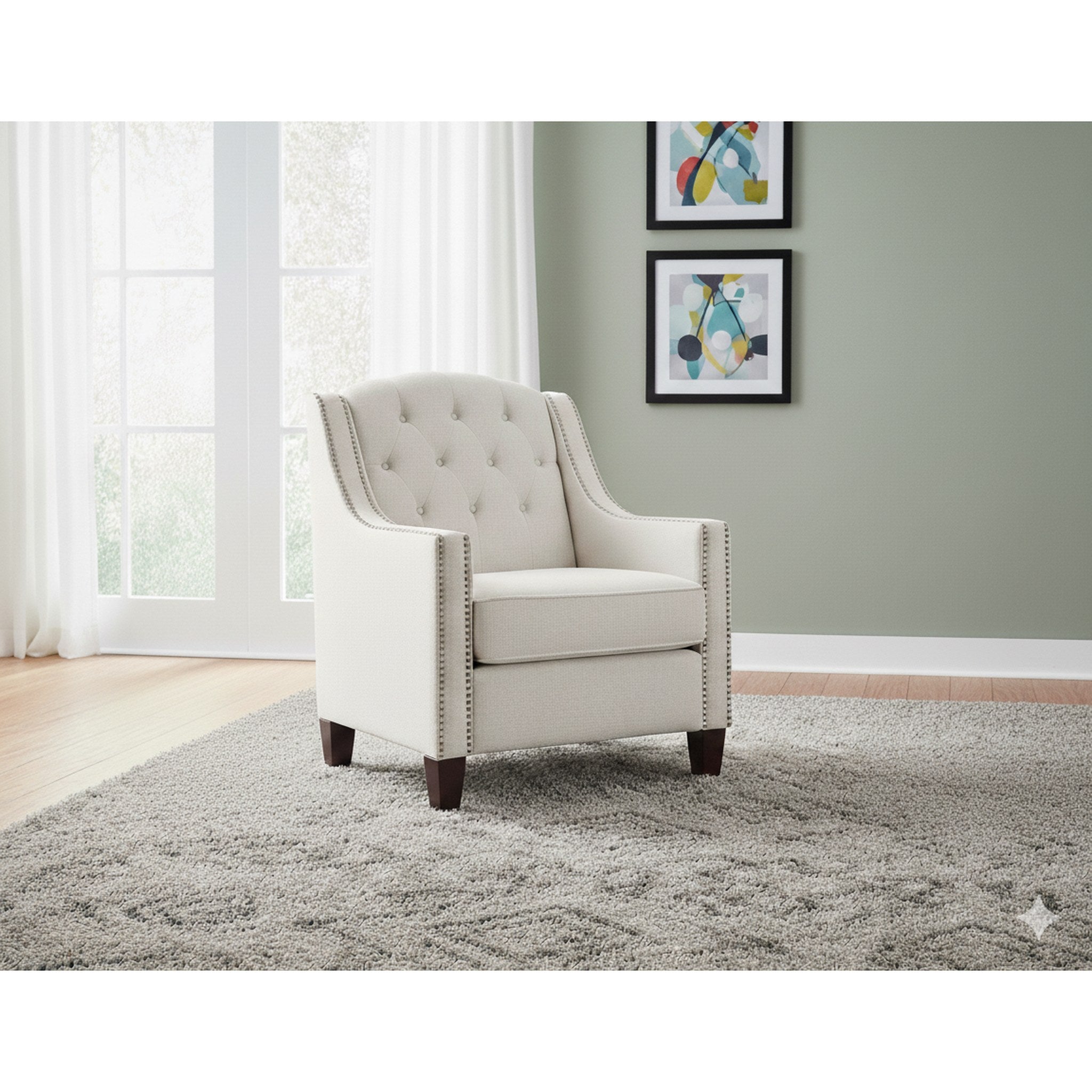 SleekStyle Accent Chair - Side View | Furniture World NZ