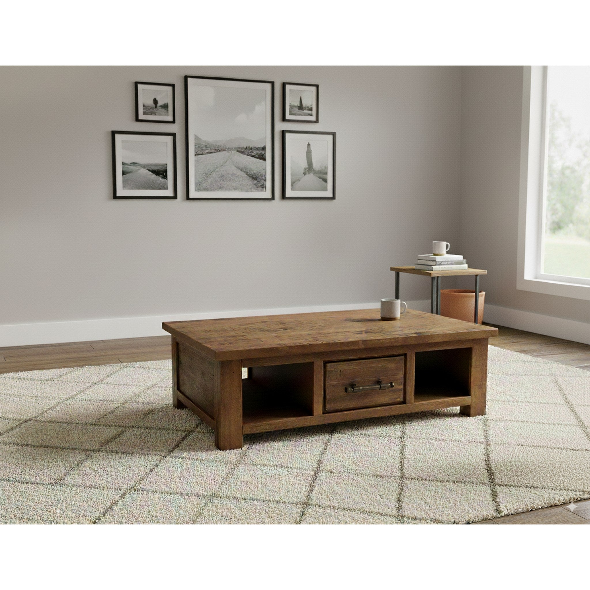 Oakwood Coffee Table - Side View | Furniture World NZ