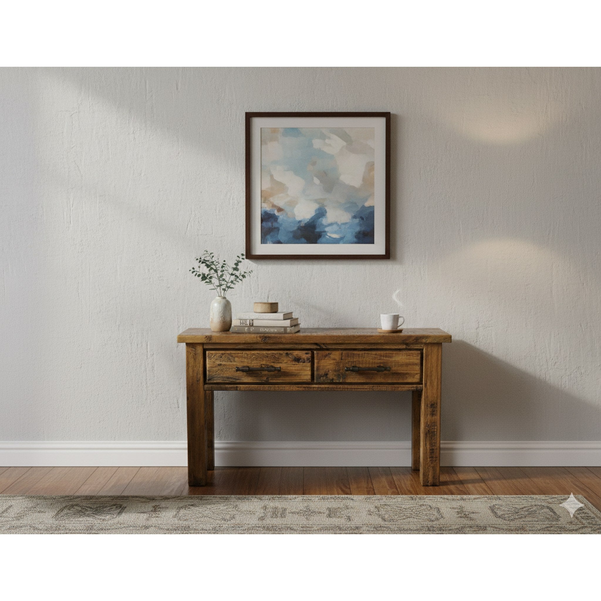 Oakwood Hall Table - Side View | Furniture World NZ