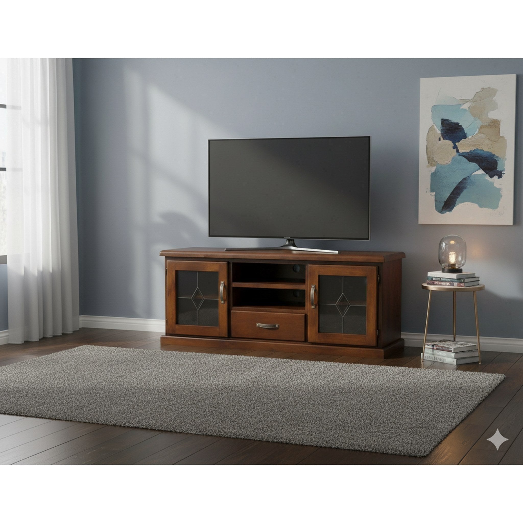 Edison Medium Tv Unit - Side View | Furniture World NZ