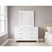 Medallion 6 Drw Dresser / Mirror - Detail View | Furniture World NZ