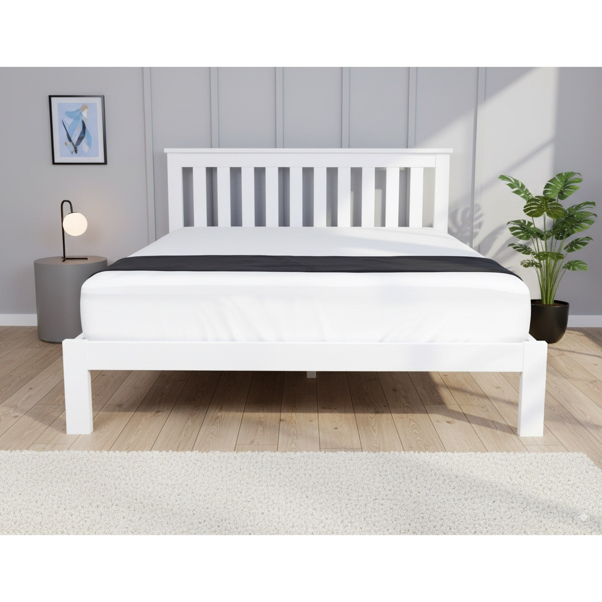 NestHeaven Bed Frame + Econ Mattress - Detail View | Furniture World NZ