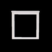Bella Mirror White Draft | Furniture World Auckland