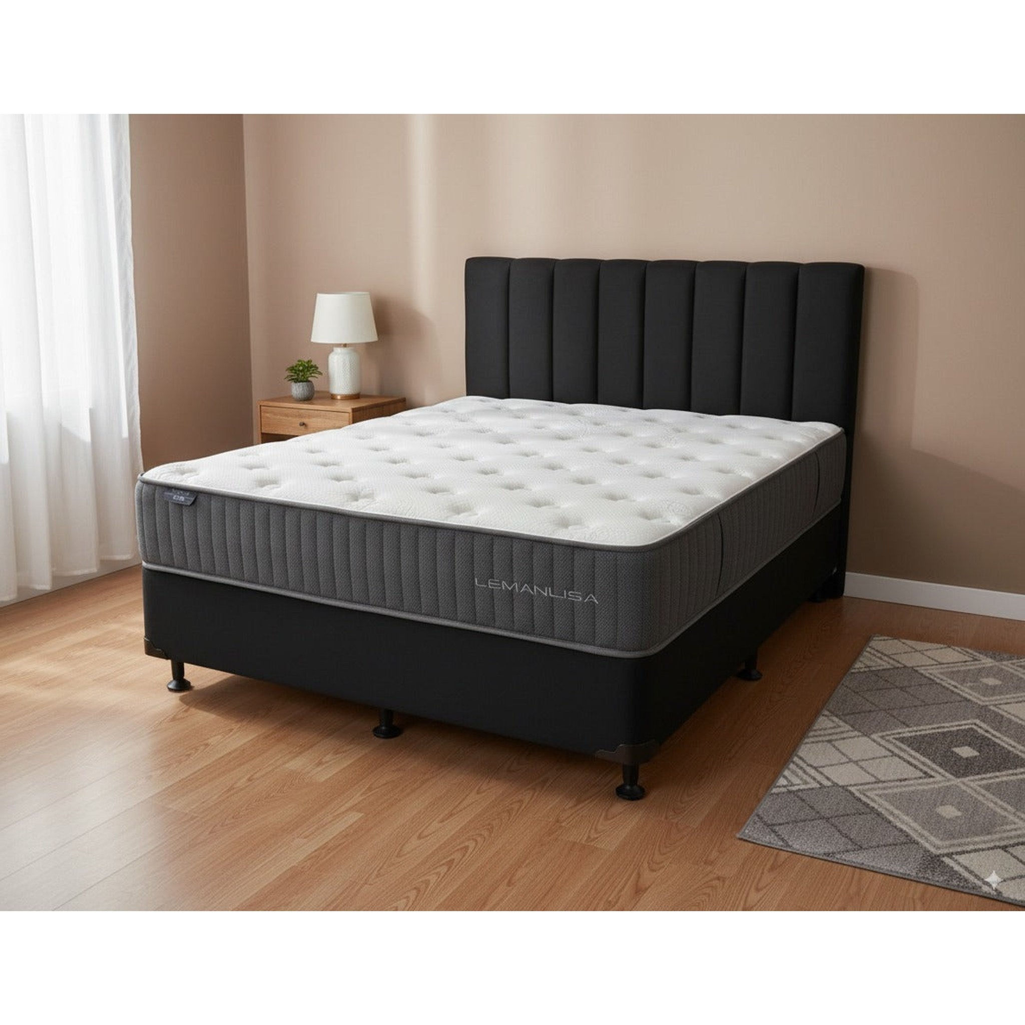 SleepMax X-Firm Edge Foam Mattress + NZ Made Eco Bed Base