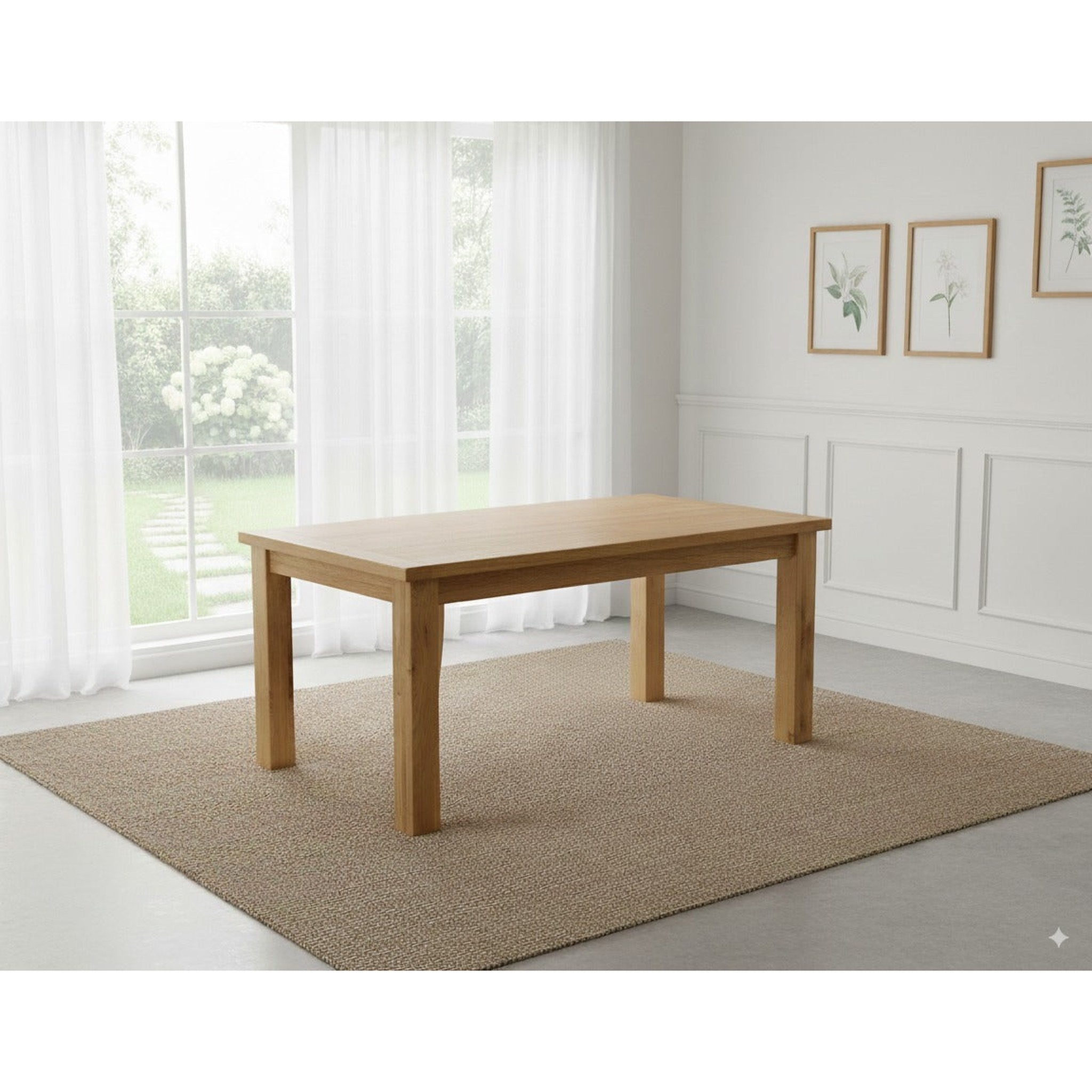 Richard 1.8m Dining Table - Side View | Furniture World NZ