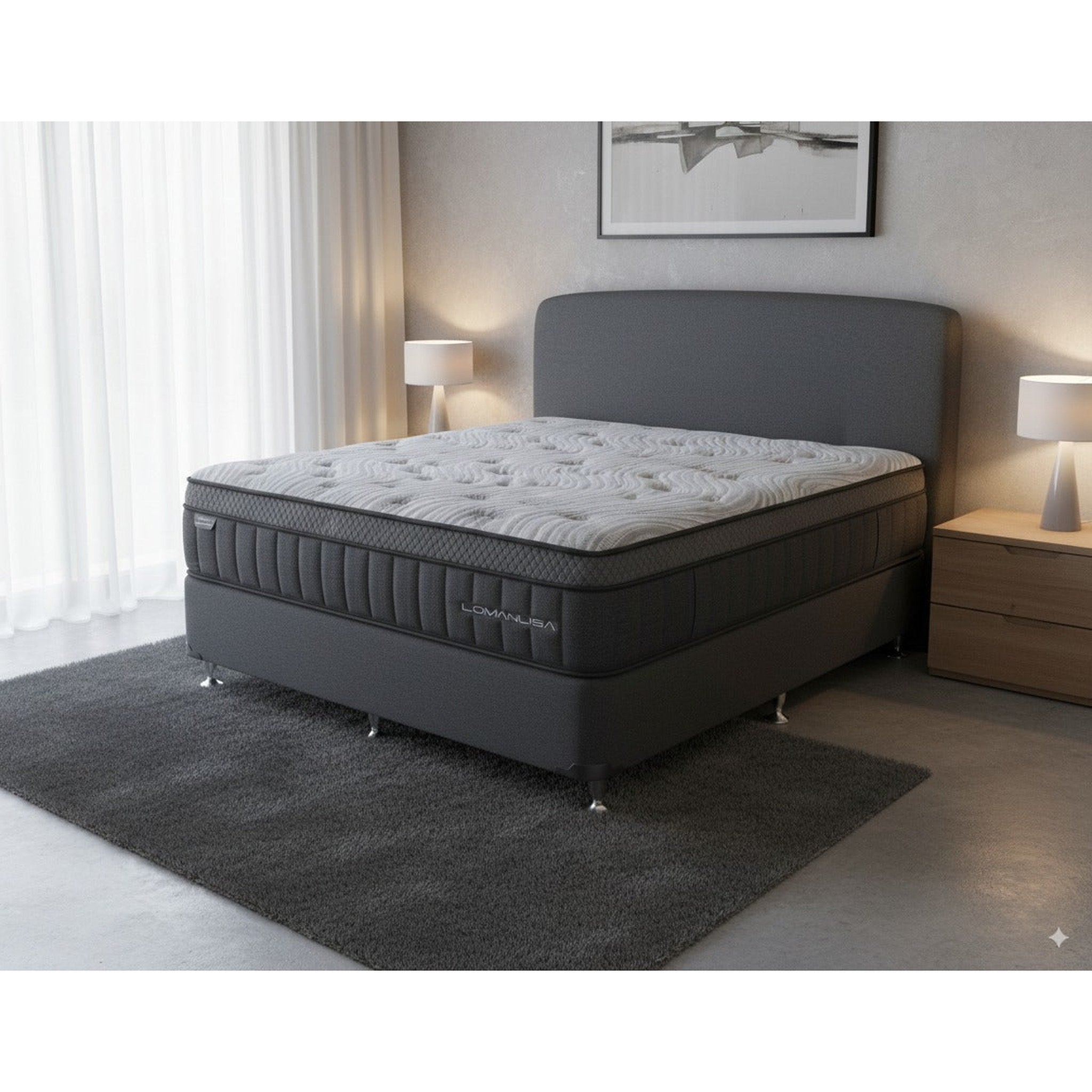 Sleepmax Lux Gel Memory Mattress + NZ Made Eco Bed Base