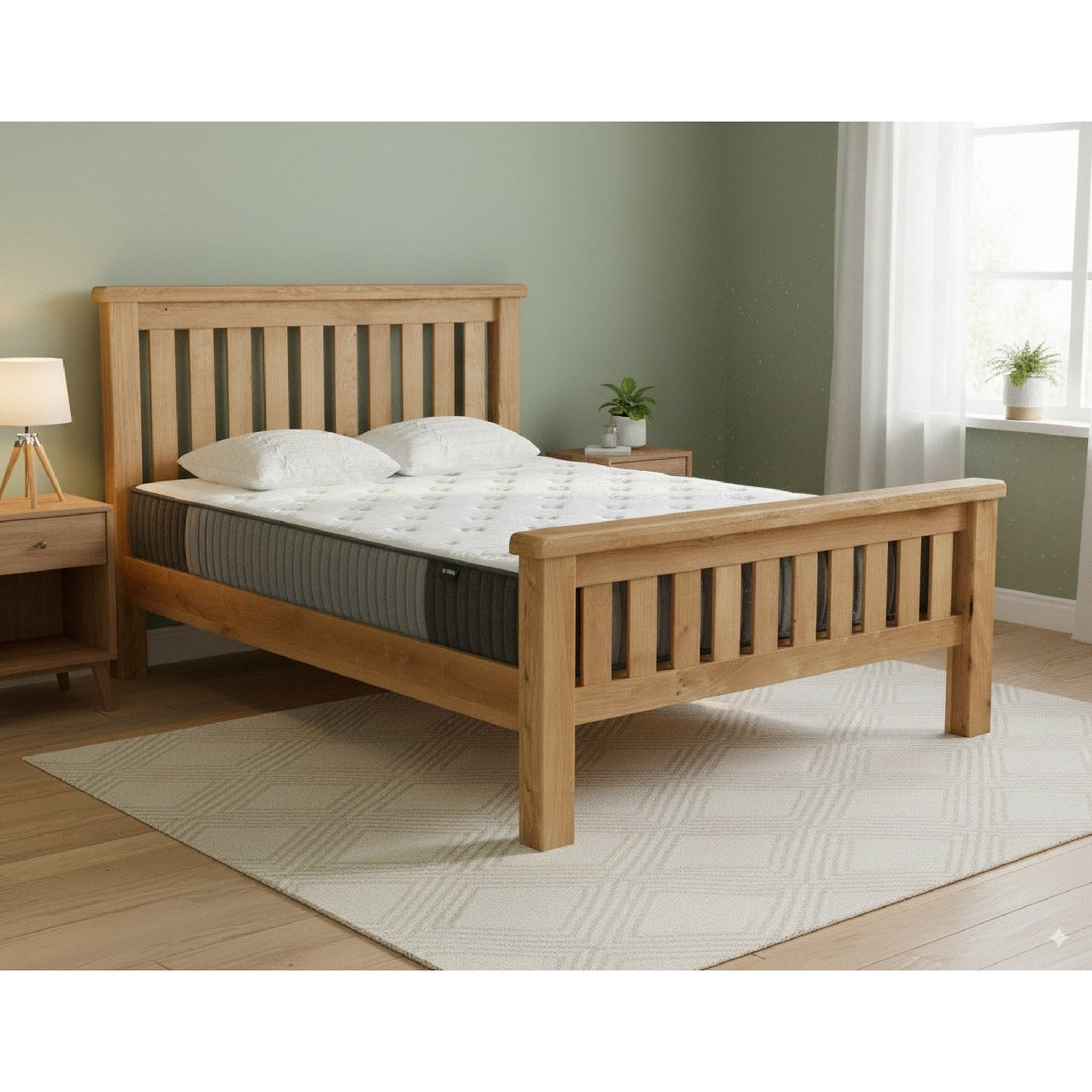 Richard Bed Frame + SleepTime X-Firm Mattress