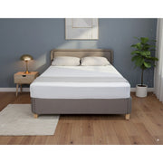 NZ made Ammy Bed Frame + SleepTime Pocket Pillowtop Mattress - Side View | Furniture World NZ