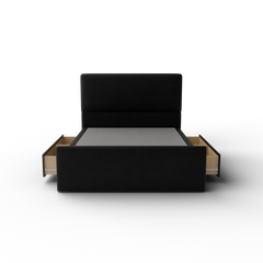 NZ Made Deaura Bed Frame With Drawers