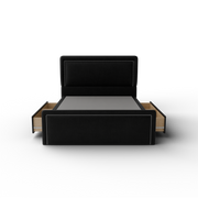 NZ Made Imperial Bed Frame With Drawers + Venus Medium Mattress — Bed Bundle - Detail View | Furniture World NZ
