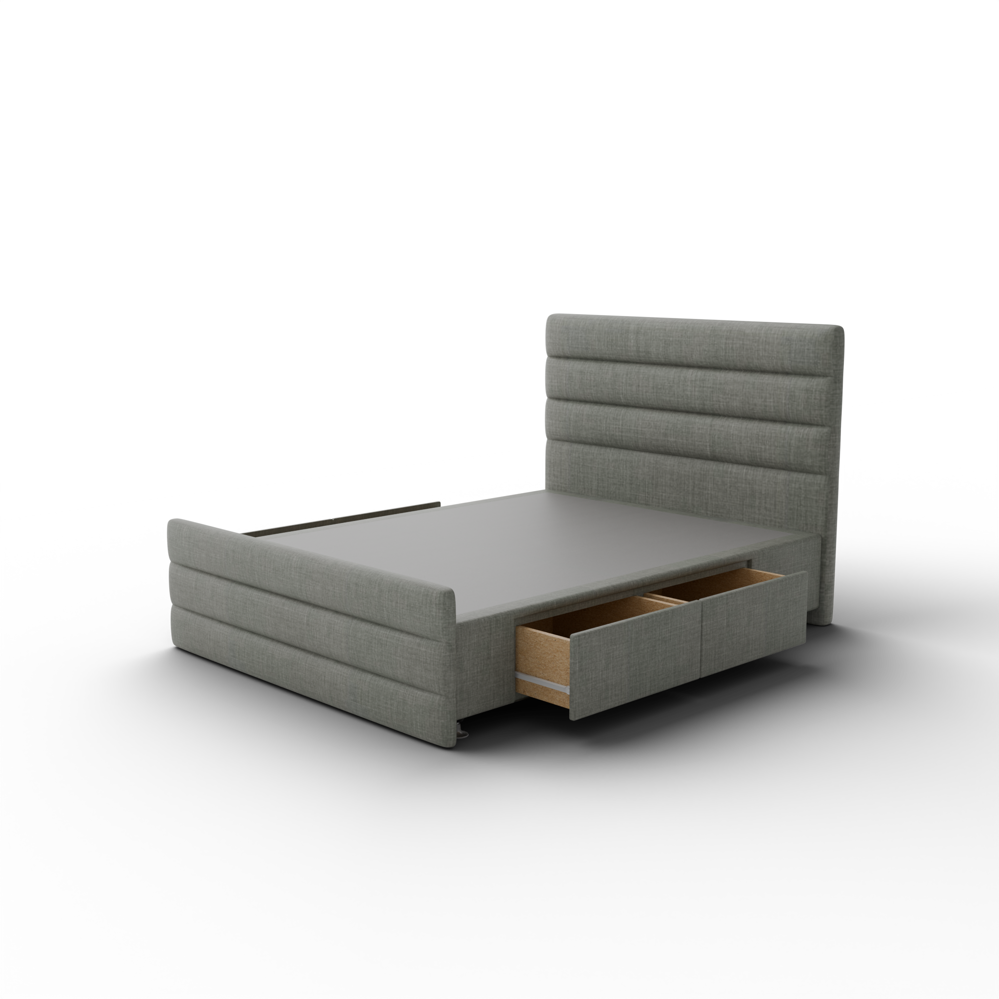 NZ Made Regal Bed Frame With Drawers