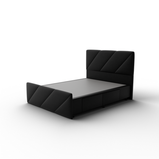 NZ Made Zest Bed Frame With Drawers