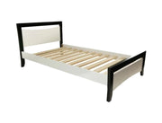 Maverick Bed Frame (Black/White) + Sleeptime Pocket Pillow Top Mattress | Furniture World Auckland