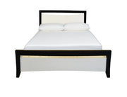 Maverick Bed Frame (Black/White) + Sleeptime Pocket Pillow Top Mattress | Furniture World Auckland
