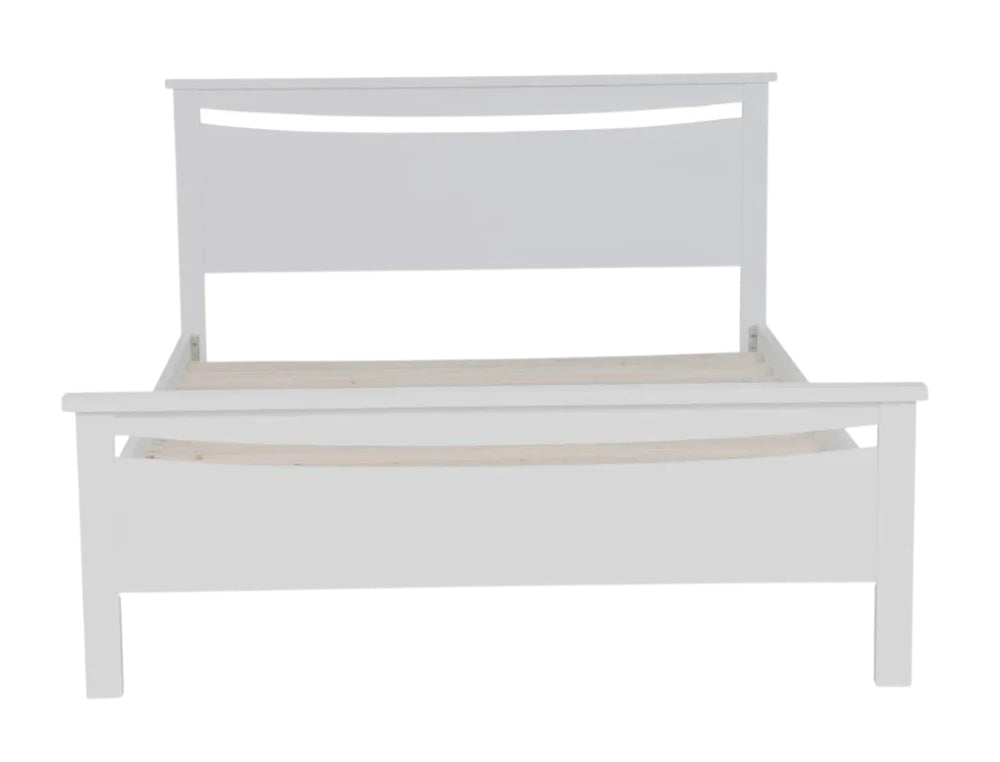 Medallion Bed Frame (White) +Sleeptime Pocket  Pillow Top Mattress | Furniture World Auckland