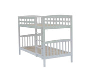 Unity Bunk (S+S)White (with Mattress) | Furniture World Auckland