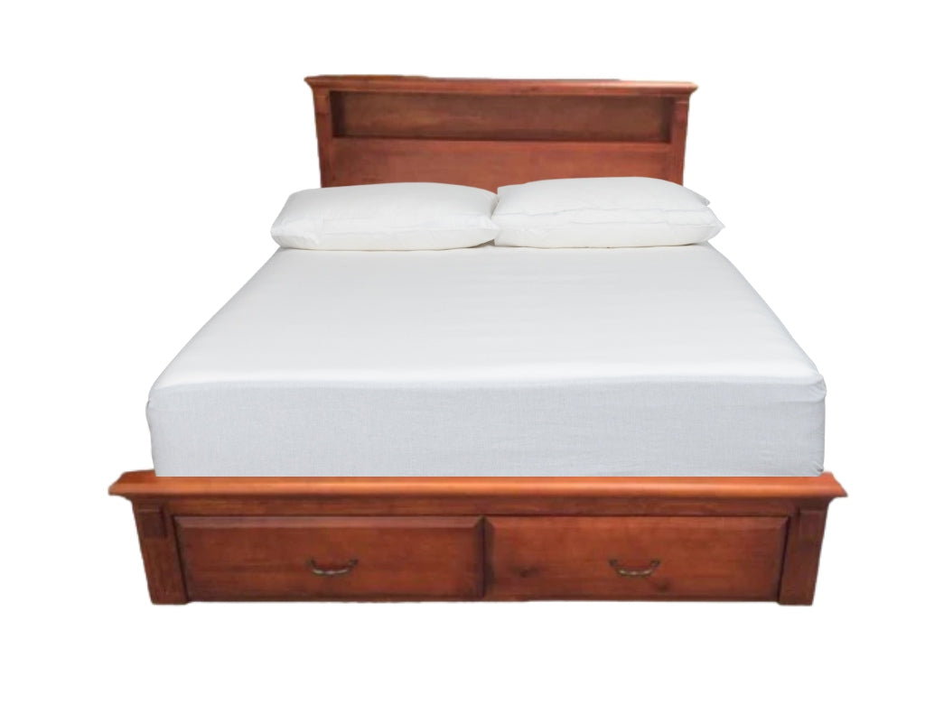 Serena Bed Frame + SleepTime Pocket Pillowtop Mattress | Furniture World Auckland