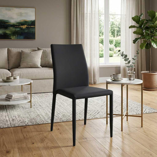 Tawa Dining Chairs Black 6-Piece Set