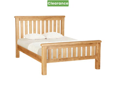 Richard Bed Frame + SleepMax Pillow Top Mattress : Queen -Floor Model