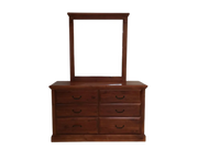 Serena 6 Drw Dresser / Mirror