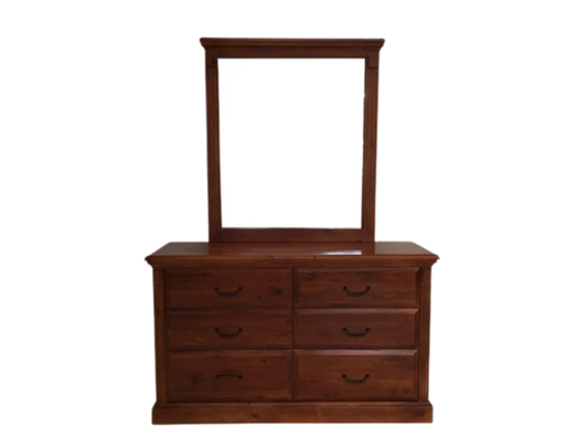 Serena 6 Drw Dresser / Mirror