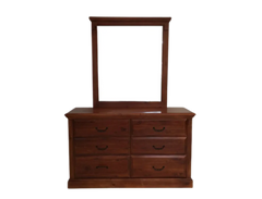 Serena 6 Drw Dresser / Mirror